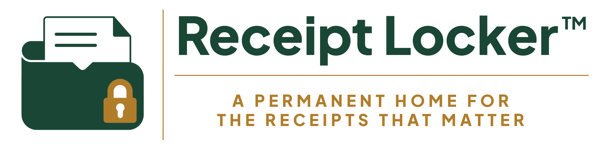 Receipt Locker — a permanent home for the receipts that matter